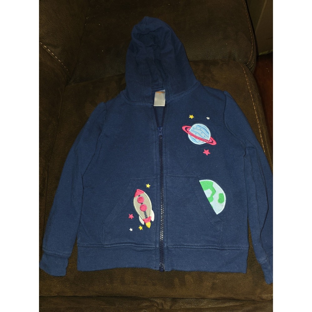 Gymboree comet club rocket planet navy sweatshirt size 5t